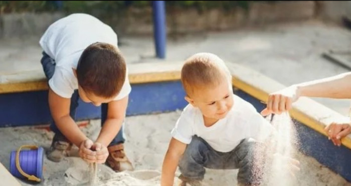 Съемка детской песочницы 