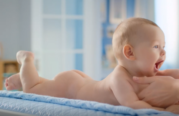 Реклама детского крема "Бепантен"